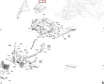 705012458 Капот Красный Для BRP Can Am Maverick