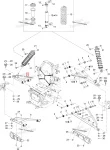 706200318 Рычаг Верхний Правый Черный Для BRP Can Am Traxter, Quest