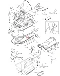 5242804 Направляющая Капота Правая Для Ski Doo Skandic M5242804