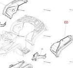 715004573 Крыло Заднее Левое Красное Для BRP Can Am Outlander