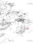 517306732 Боковая Панель Капота Левая Синяя Для Ski Doo Gen4 517306732 Боковая Панель Капота Левая Синяя Для Ski Doo Gen4