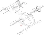 503193571 Рычаг Задней Подвески Для BRP Lynx
