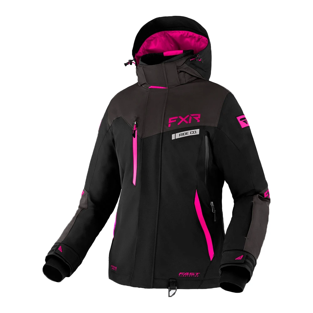 Куртка FXR Renegade FX с утеплителем Black/Charcoal/Fuchsia, 220242-1008