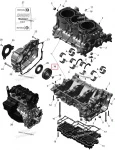 420432125 Подшипник Коленвала Двигателя Для Ski Doo 1200 2009-2019