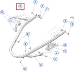 1027430-067 Бампер Передний Черный Для Polaris MATRYX 1025199, 1025199-067, 2884817-067, 2884817-402, 2884817-133, 2884817-784, 1027430, 2891390-067