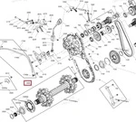 504154001 Вал Привода Гусеницы Для Ski Doo Skandic, EXPEDITION