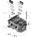 420431670 Маслосъемный Колпачок Для Ski Doo 600, 900 ACE 420431671