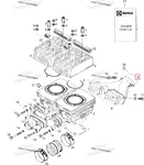 420878936 Коллектор Выпускной Системы Для Ski Doo Skandic 1997-1998