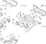 705018466 Каркас Задней Левой Двери Черный Для BRP Can Am Maverick 705012246, 705013426, 705015446