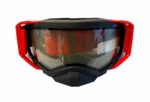 Очки с двойной линзой RSX Blizzard Winter, прозрачная линза, цвет оправы черный-красный К1-00002462