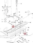 547543 Втулка Лыжи Для Ski Doo Skandic M547543