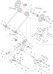 503189412 Ось Роликов Задней Подвески Для Ski Doo