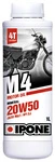 800068 IPONE Моторное масло для 4-тактных мотоциклов M4 20W50 1 литр