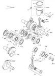 420684653 Шатун Коленвала Для Ski Doo 420888403, 420889103, 420889108