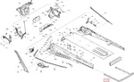 518332966 Бампер Задний Серый Для BRP Lynx XTERRAIN BRUTAL 3900 850 E-TEC 2022
