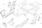 705007865 Панель Боковая Задняя Правая Желтая Для BRP Can Am MAVERICK, Commander 705002905