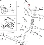506152304 Руль Черный Для Ski Doo