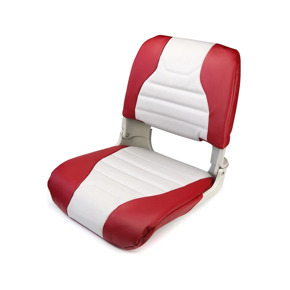 Кресло складное мягкое Skipper серый/красный