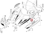 5606-357 Боковая Панель Капота Левая Черная Для Arctic Cat BearCat