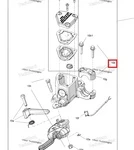 507032736 Хомут Крепежный С Болтами Для Ski Doo