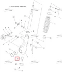 WE351030 EPI Шаровая Опора Нижнего Рычага Для Polaris 7061130, 7061153, 7080364, 7080673, 7080927, 7061158