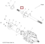 1333019 Вал Для Polaris 1332663