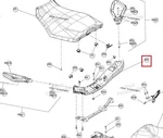 708004009 Кронштейн Ручек Пассажира Для BRP Can Am Outlander