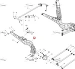 706003461 Рычаг Задний Левый Золотой Для BRP Can Am Maverick Turbo 706003940, 706002694