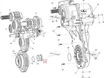 504152821 Крышка Шестерни КПП Для Ski Doo SKANDIC, EXPEDITION
