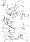 517302524 Окантовка Панели Приборов Спидометра Черная Для Ski Doo