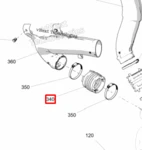 707002573 Адаптер крышки вариатора выпуск Can-Am BRP