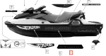 219903153 Наклейка Wake PRO 215 2010-2011 SEA DOO
