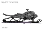 Наклейки VEL На Снегоход Ski Doo Summit Expert TURBO 002B