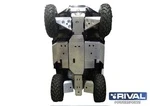 444.7403.2 RIVAL Комплект алюминиевой защиты днища Polaris Sportsman Touring 500 H.O.