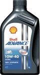 SHELL Масло Моторное Синтетическое Для Мотоциклов Advance 4T 10W-40 Ultra 1 Литр 600053881 5002012