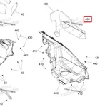 502007548 Изоляция Нижняя Правого Поддона Для Ski Doo