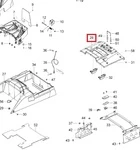 510004875 Крышка Основания Сиденья Для Ski Doo 510005604, 510005055, 510006244