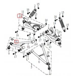 97010-30015-K Кольцо стопорное шаровой опоры для квадроциклов Baltmotors Jumbo 700 97010-30015-K