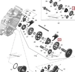 420434873 Шестерня КПП Для BRP Can Am 420434870, 420434871