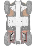715001129 Защита Задних Рычагов Для BRP Can Am Outlander, Renegade