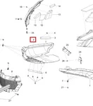 502006917 Панель Нижняя Правая Черная Для Ski Doo