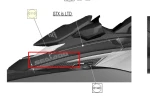 219904068 Наклейка SEA DOO