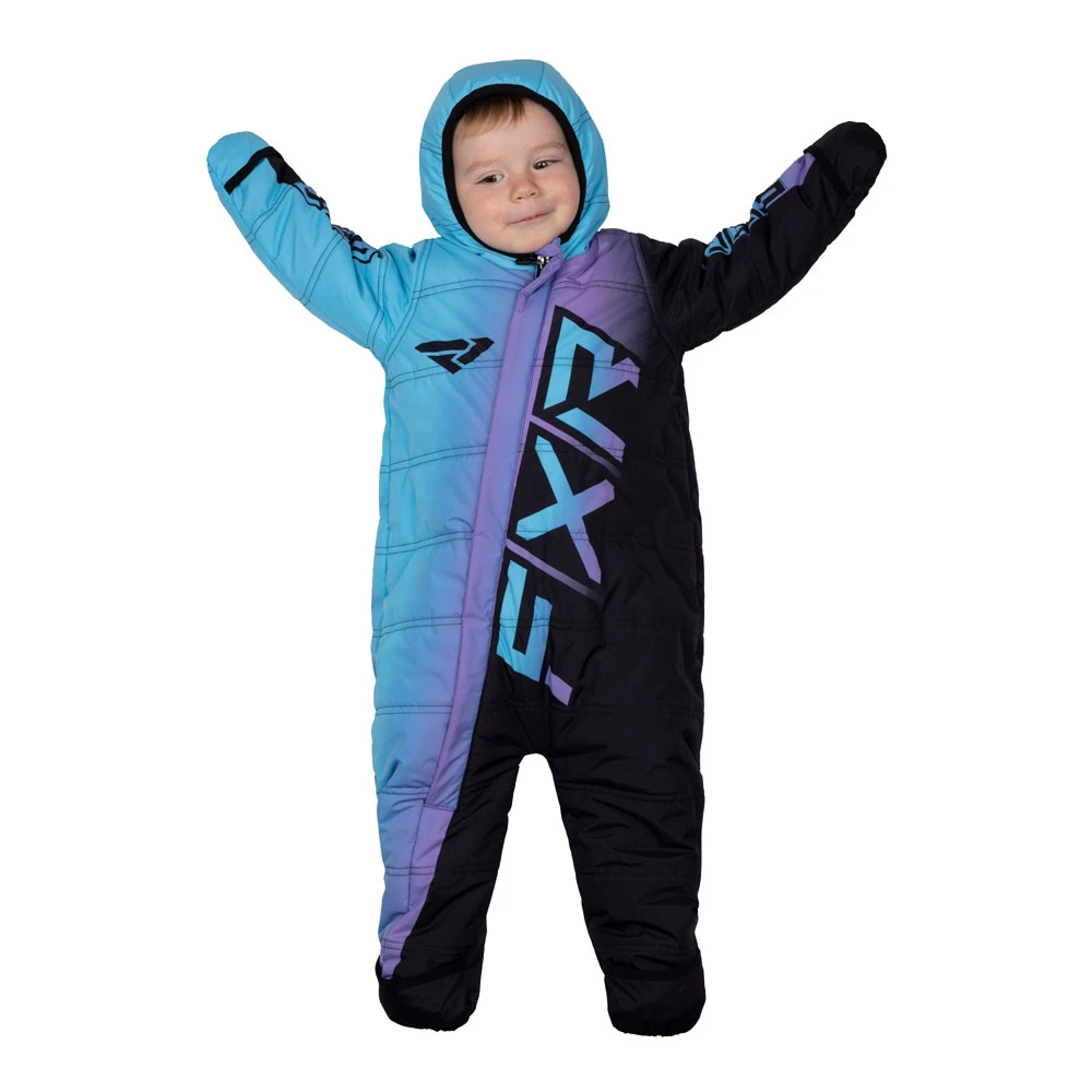 Комбинезон с утеплителем ДЕТСКИЙ FXR CX Black/Lilac-Sky 231510-1087