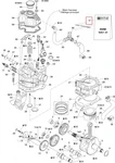 420296372 Комплект Прокладок Двигателя Для BRP Can Am Traxter 2003-2005 420650446, 420650430, 420650450