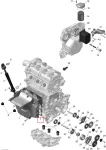 420431840 Прокладка Картера Двигателя Для Ski Doo 900 ACE 420431845, 420431848