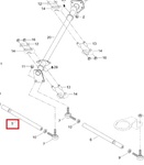 5441066 Рулевая Тяга Левая Для Ski Doo Skandic M5441066