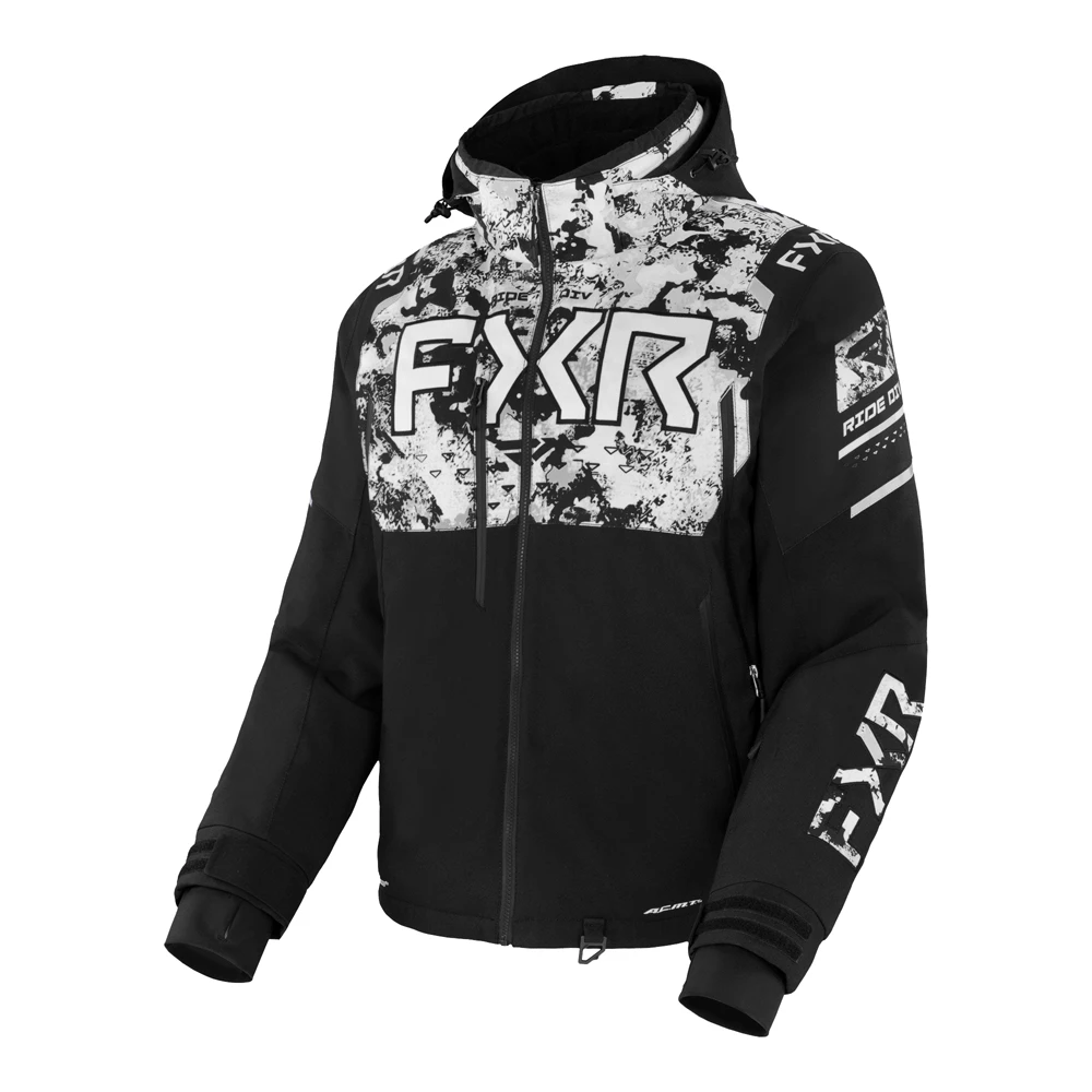 Куртка FXR Helium X 2-в-1 Black/White Camo, M, 230037-1002-10