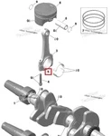 420933191 Вкладыш Шатунный Для Ski Doo 420933190