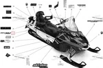 516005891 Наклейка REV XU Для Ski Doo EXPEDITION REV XU