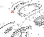 705017864 Накладка Переднего Багажника Для BRP Can Am Outlander G3